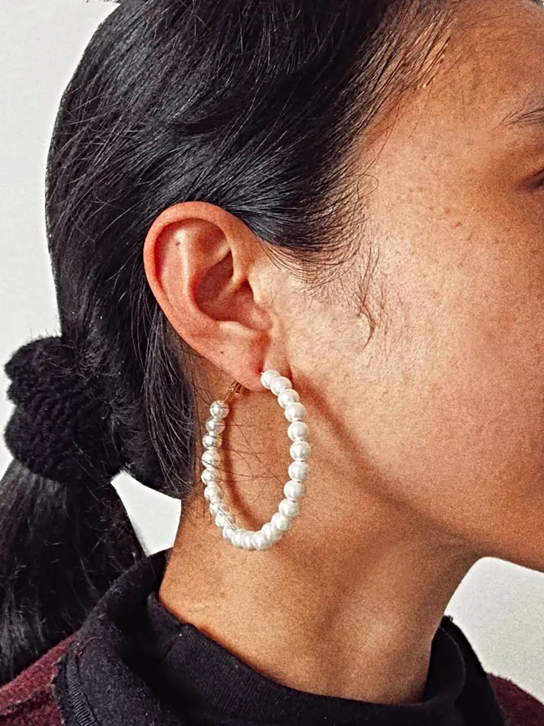 

Proplady Gold-Plated Quirky German Silver Hoop Earrings