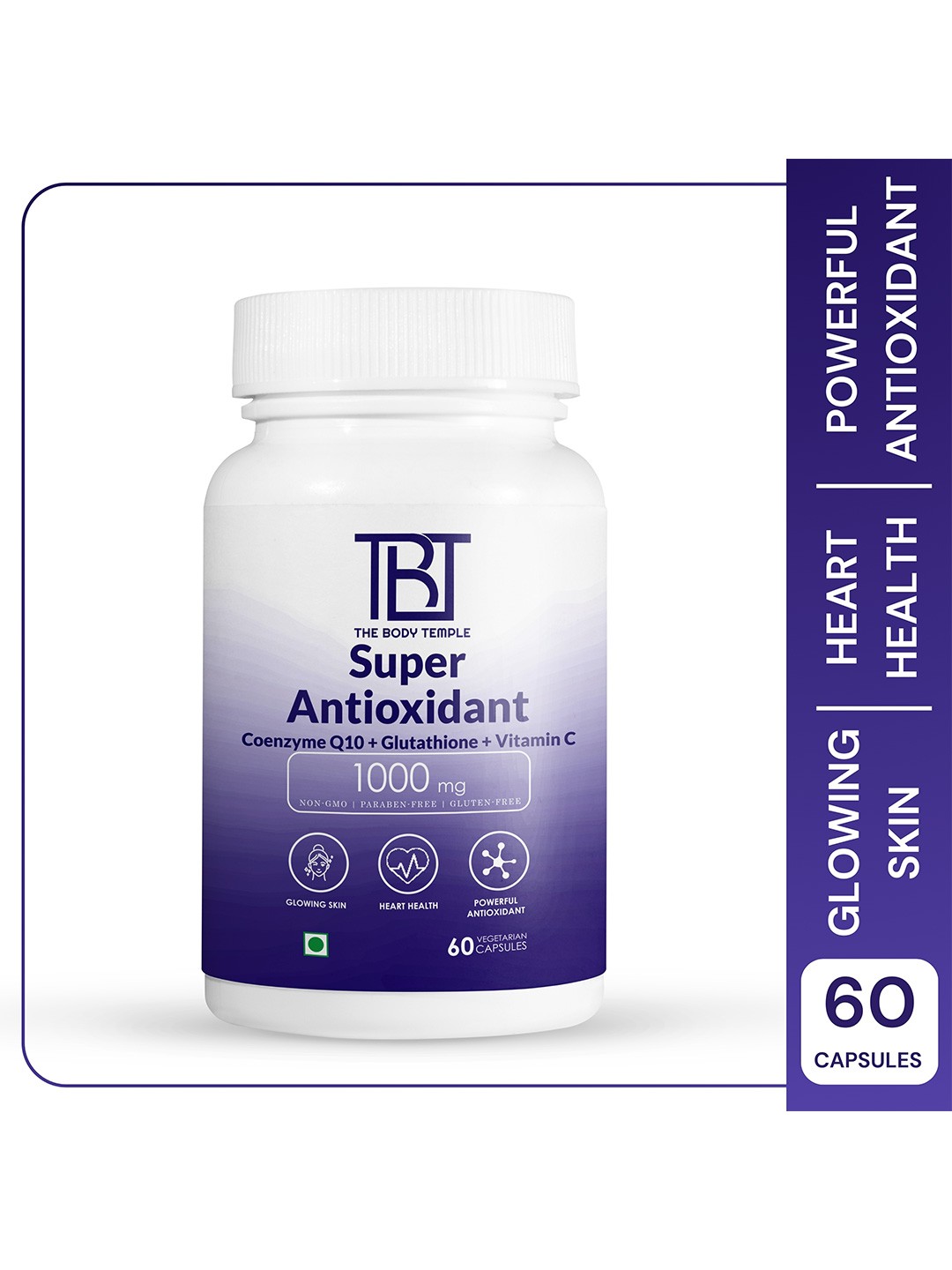 

The Body Temple Super Antioxidant Capsules - 60 Capsules, White