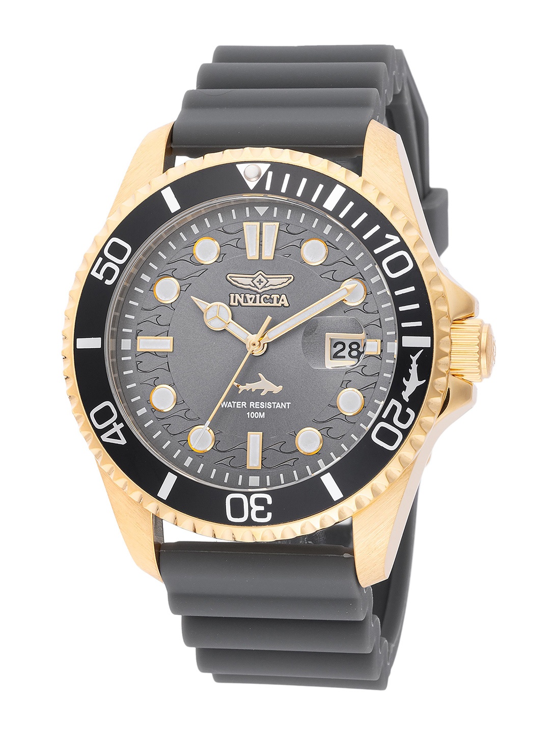 

Invicta Pro Diver Men Dial & Straps Stainless Steel Analogue Watch 47171, Grey