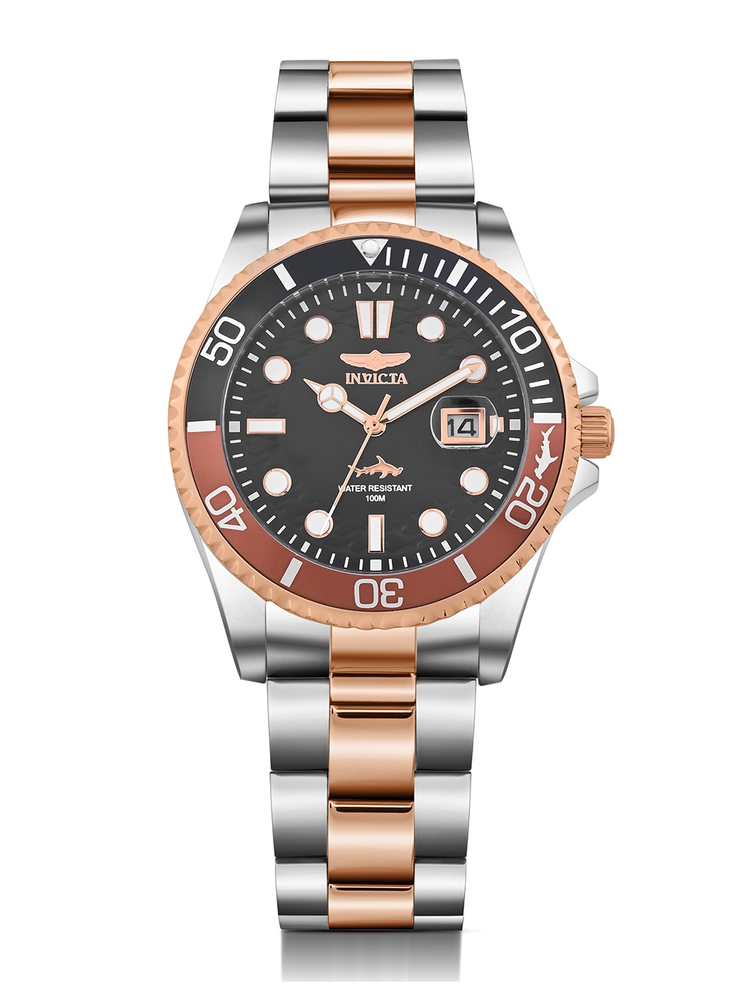

Invicta Men Dial & Stainless Steel Straps Analogue Watch 44717, Silver