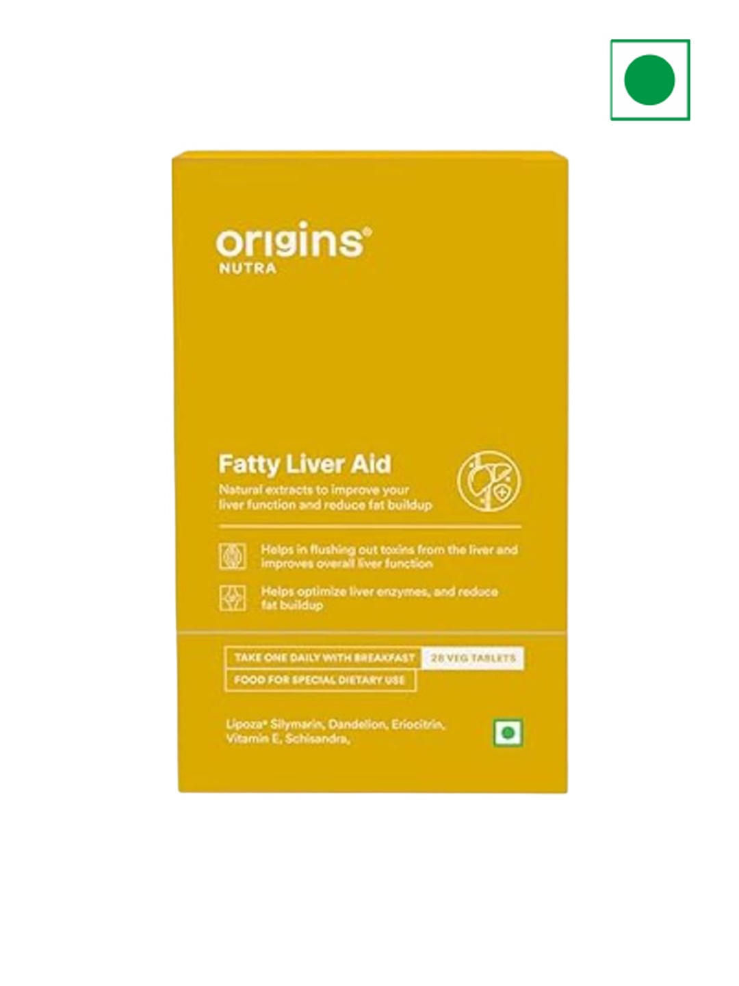 

Origins Nutra Fatty Liver Aid - 28 Capsules, Mustard