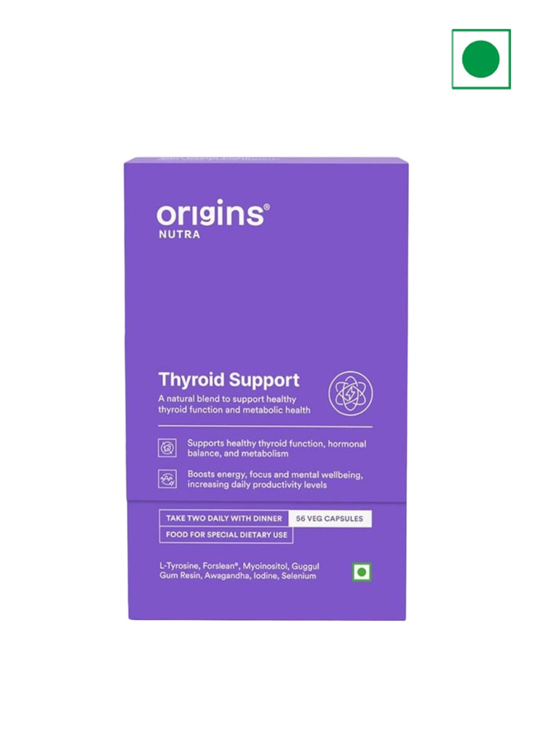 

Origins Nutra Thyroid Support - 56 Capsules Each, Blue