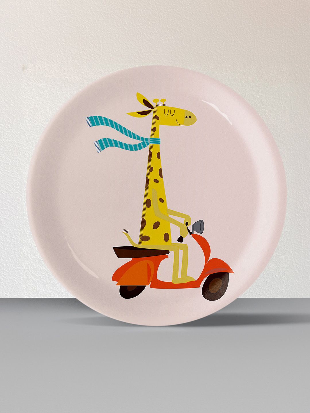 

nestroots White & Yellow Cartoon Printed Wall Plates