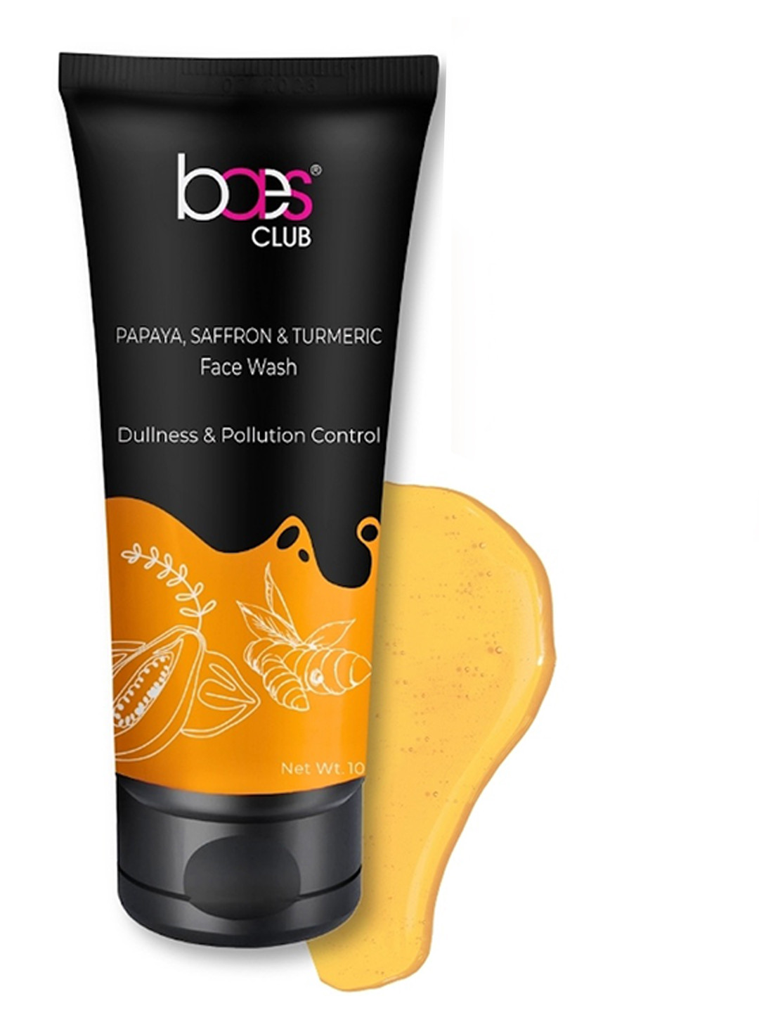 

Baes Club Papaya Saffron & Turmeric Face Wash - 100 gm, Orange