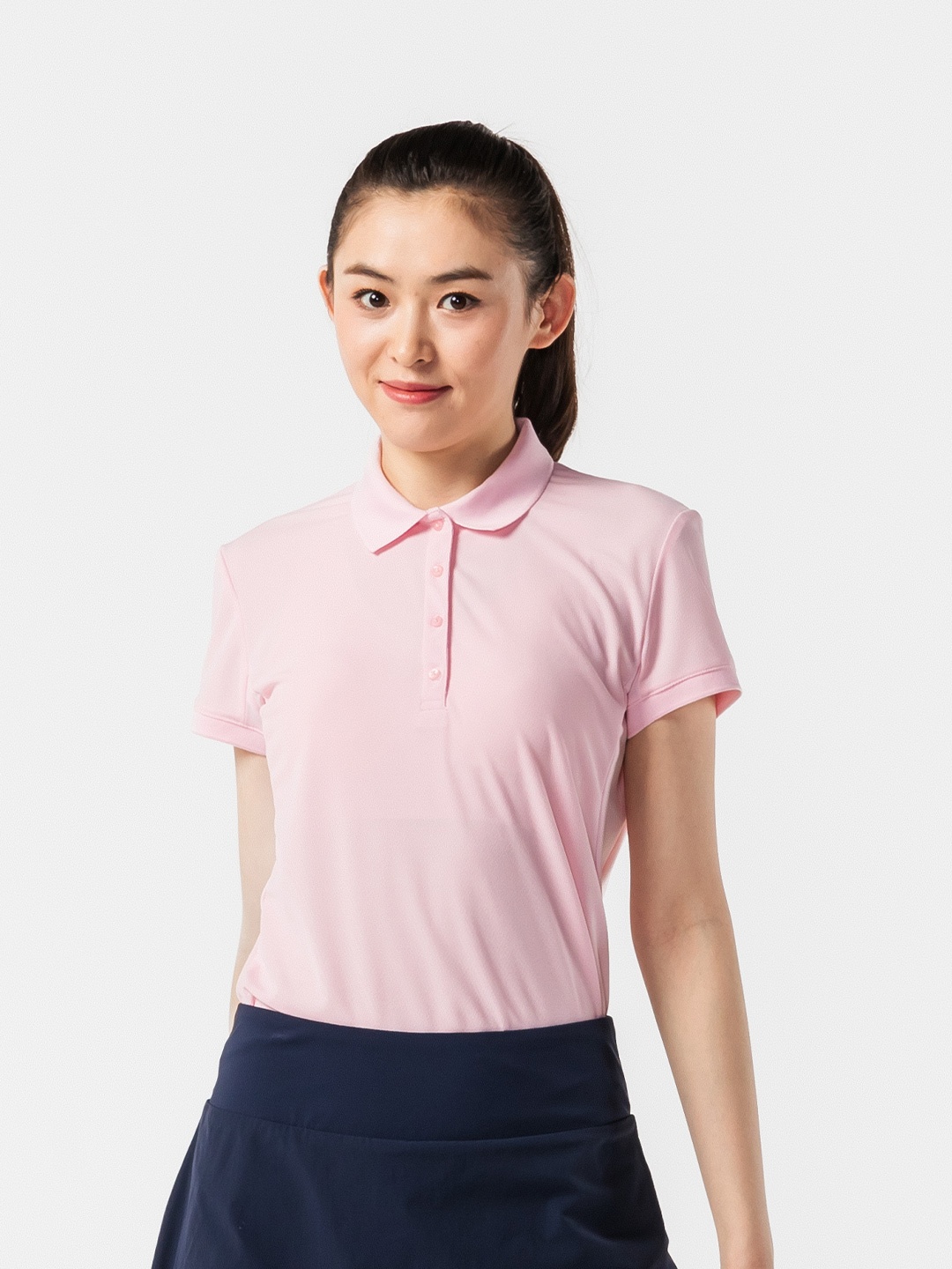 

Inesis By Decathlon Shirt Collar Tshirts, Pink