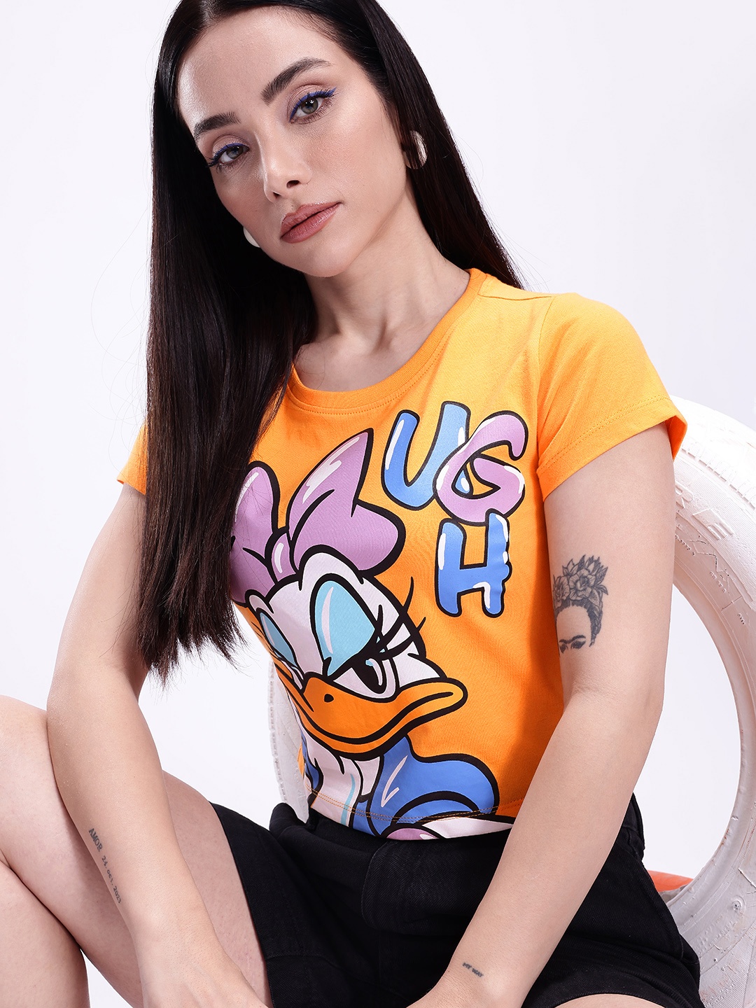 

Kook N Keech Disney Printed Pure Cotton T-shirt, Orange