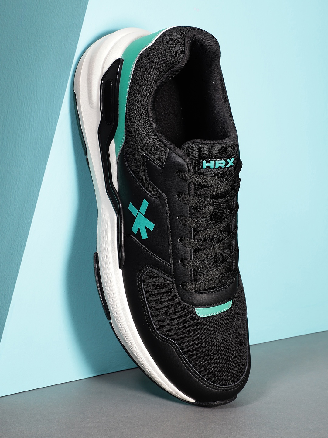 

HRX by Hrithik Roshan Men Woven Design Sneakers, Black