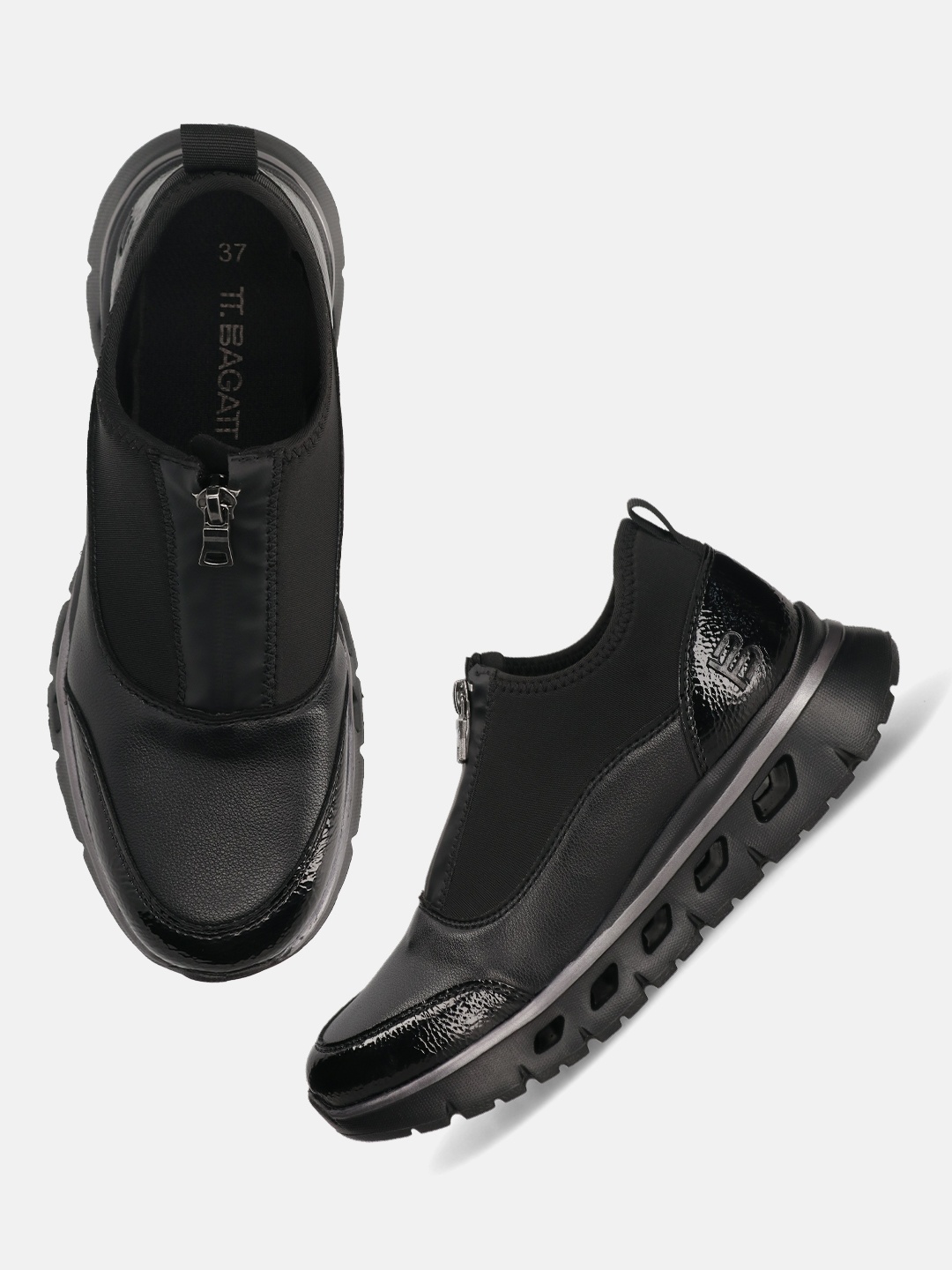 

BAGATT Women Synthetic Sneakers, Black