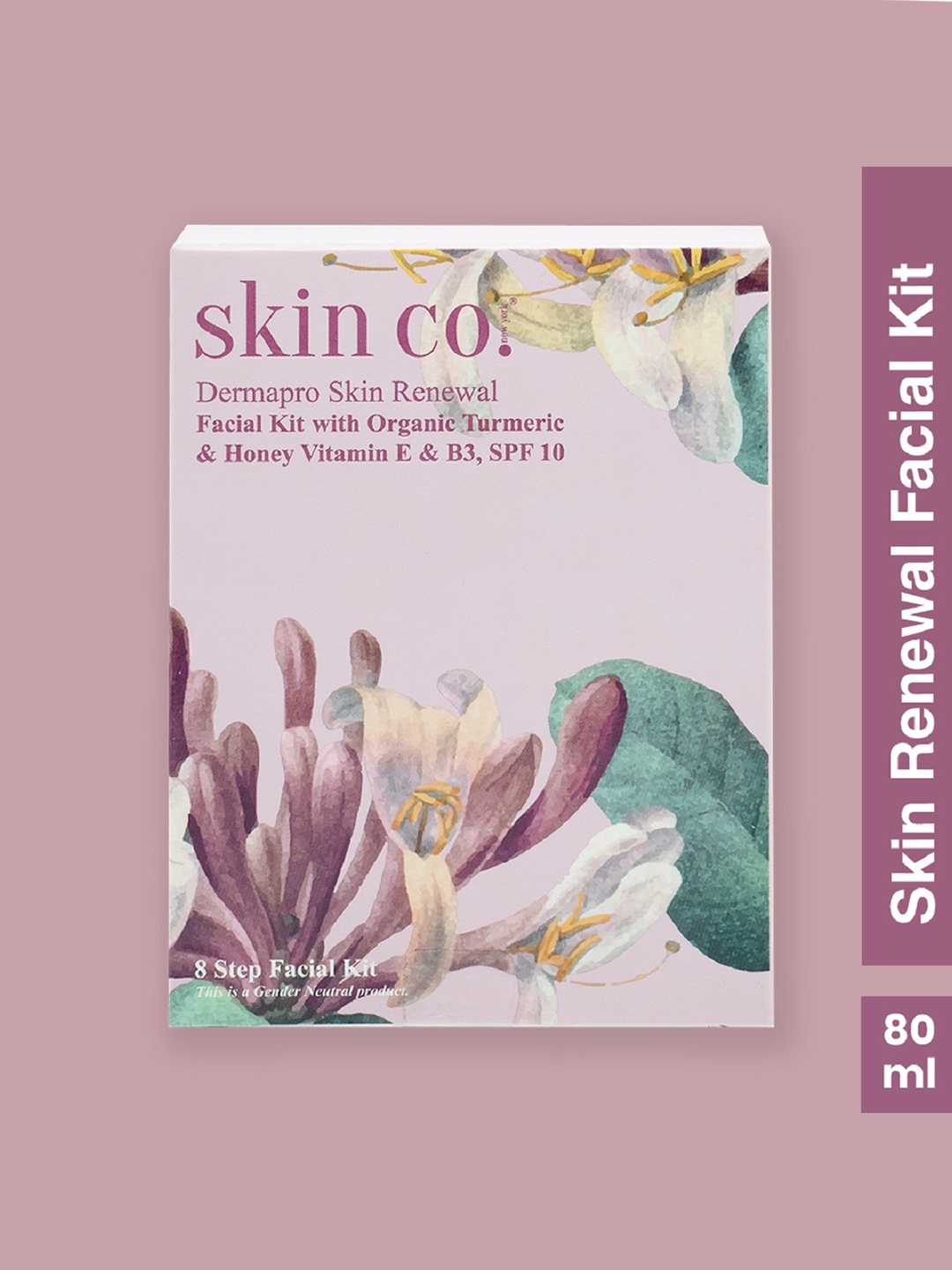 

skin co. 8 Step Dermapro Skin Renewal Facial Kit For Flawless Skin - 80ml, Pink
