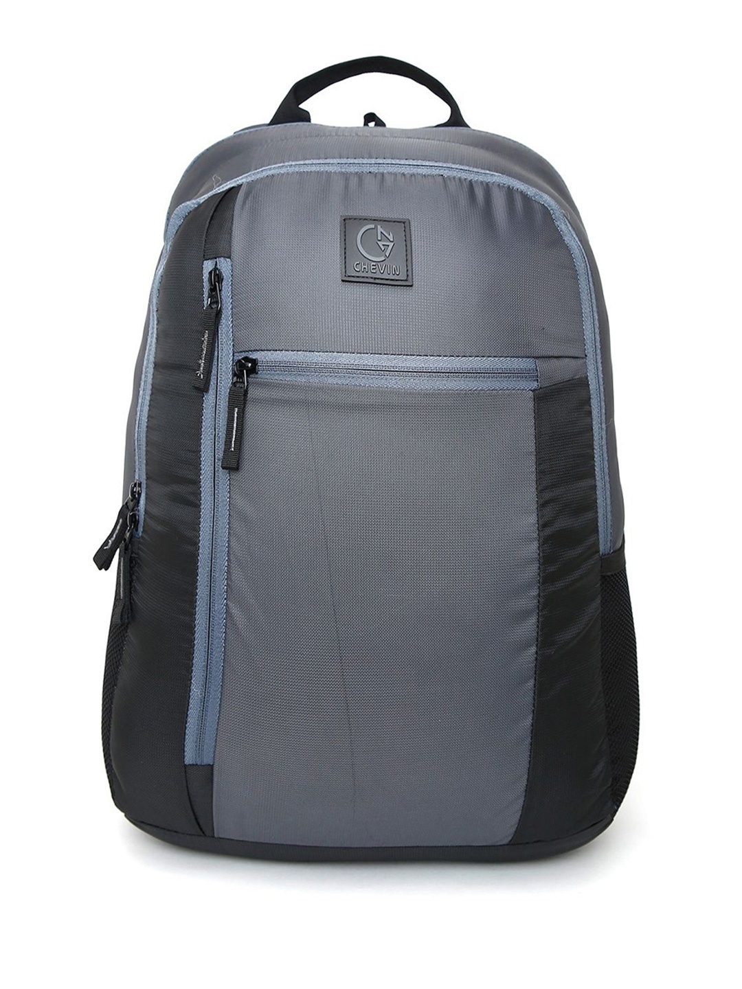 

CHEVIN Unisex Colourblocked Backpack, Grey