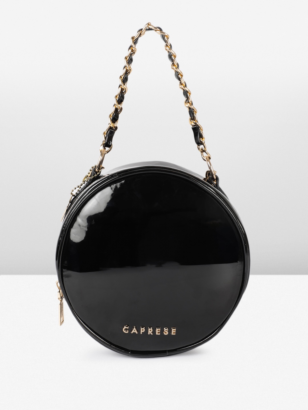 

Caprese Clare Structured Round Shoulder Bag, Black