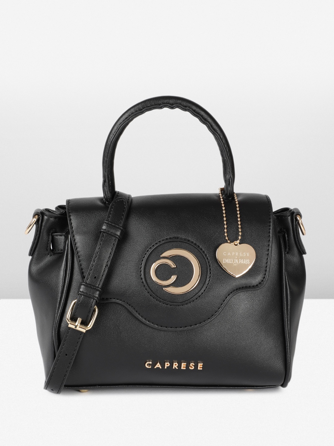 

Caprese Casey Structured Satchel, Black