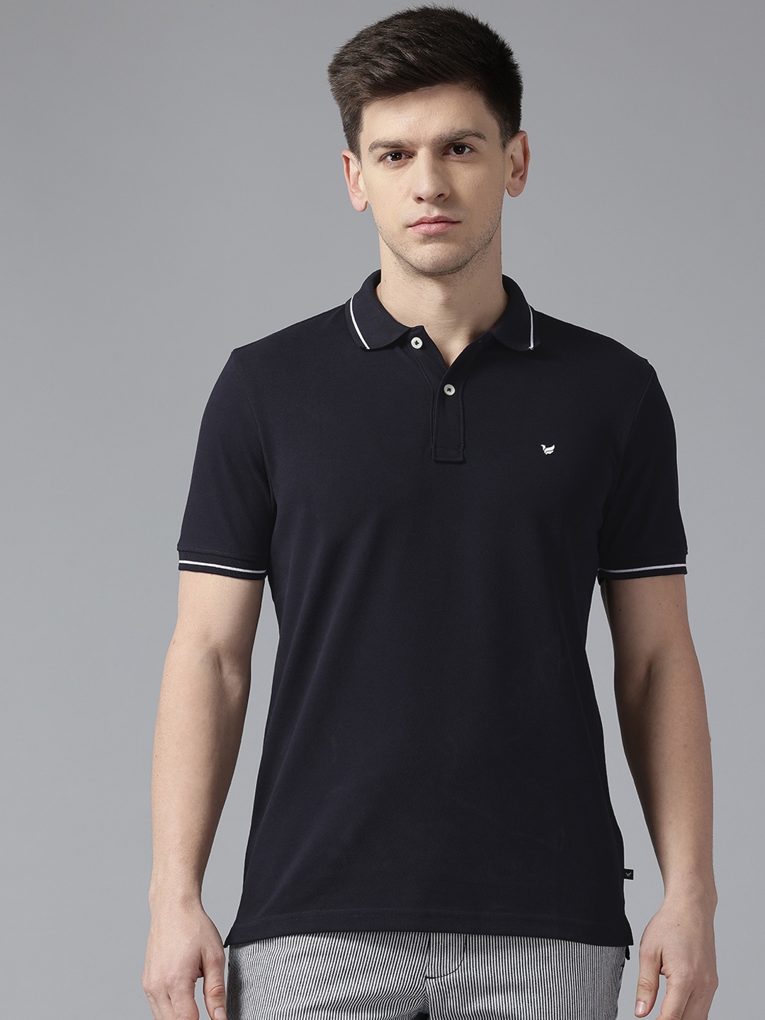 

Blackberrys Polo Collar Slim Fit T-Shirt, Navy blue