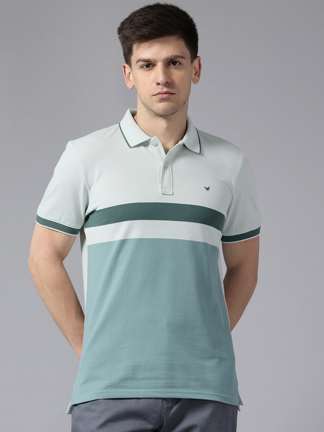 

Blackberrys Striped Slim Fit T-shirt, Green