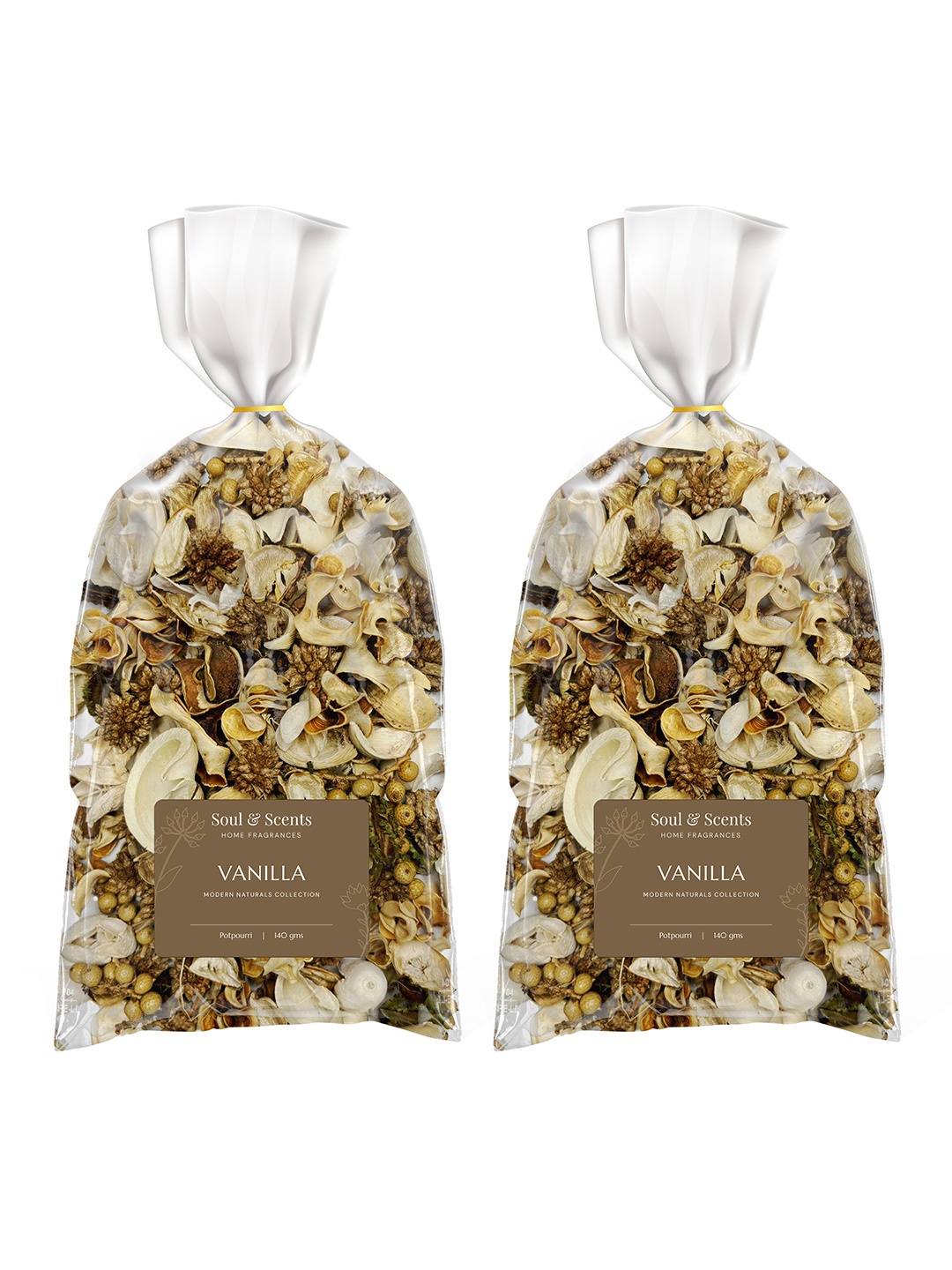 

SOUL & SCENTS Brown Textured Vanilla Potpourri Flower
