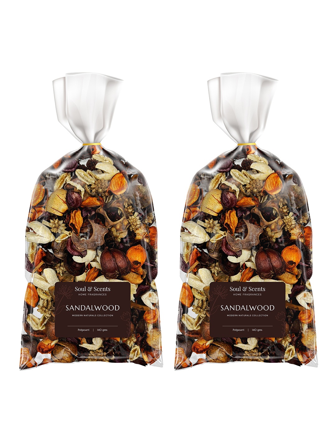 

SOUL & SCENTS Brown Textured Sandalwood Potpourri Flower