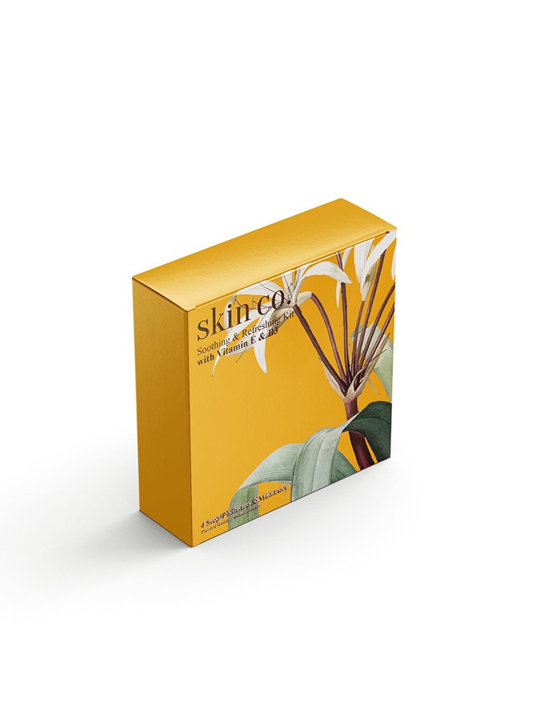 

skin co. 4 Step Soothing & Refreshing Manicure & Pedicure Kit - 15 ml Each, Black