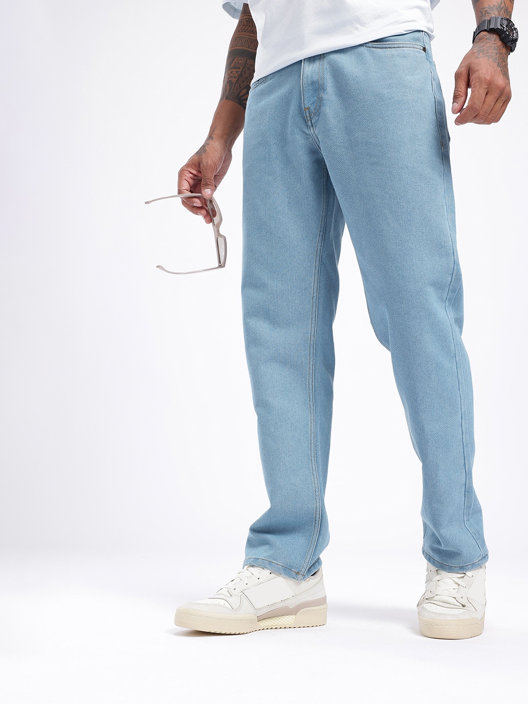 

glitchez Men Cool Vibe Regular Fit Jeans, Blue
