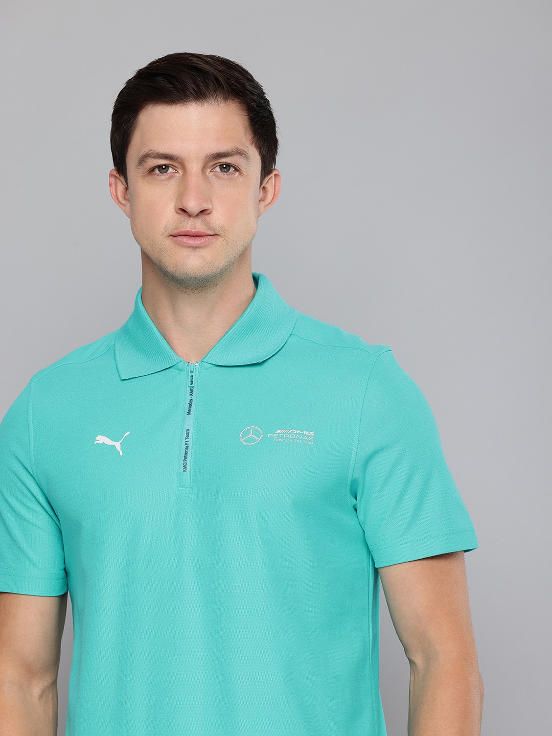 

PUMA Motorsport Mercedes AMG Petronas Polo Collar T-shirt, Blue