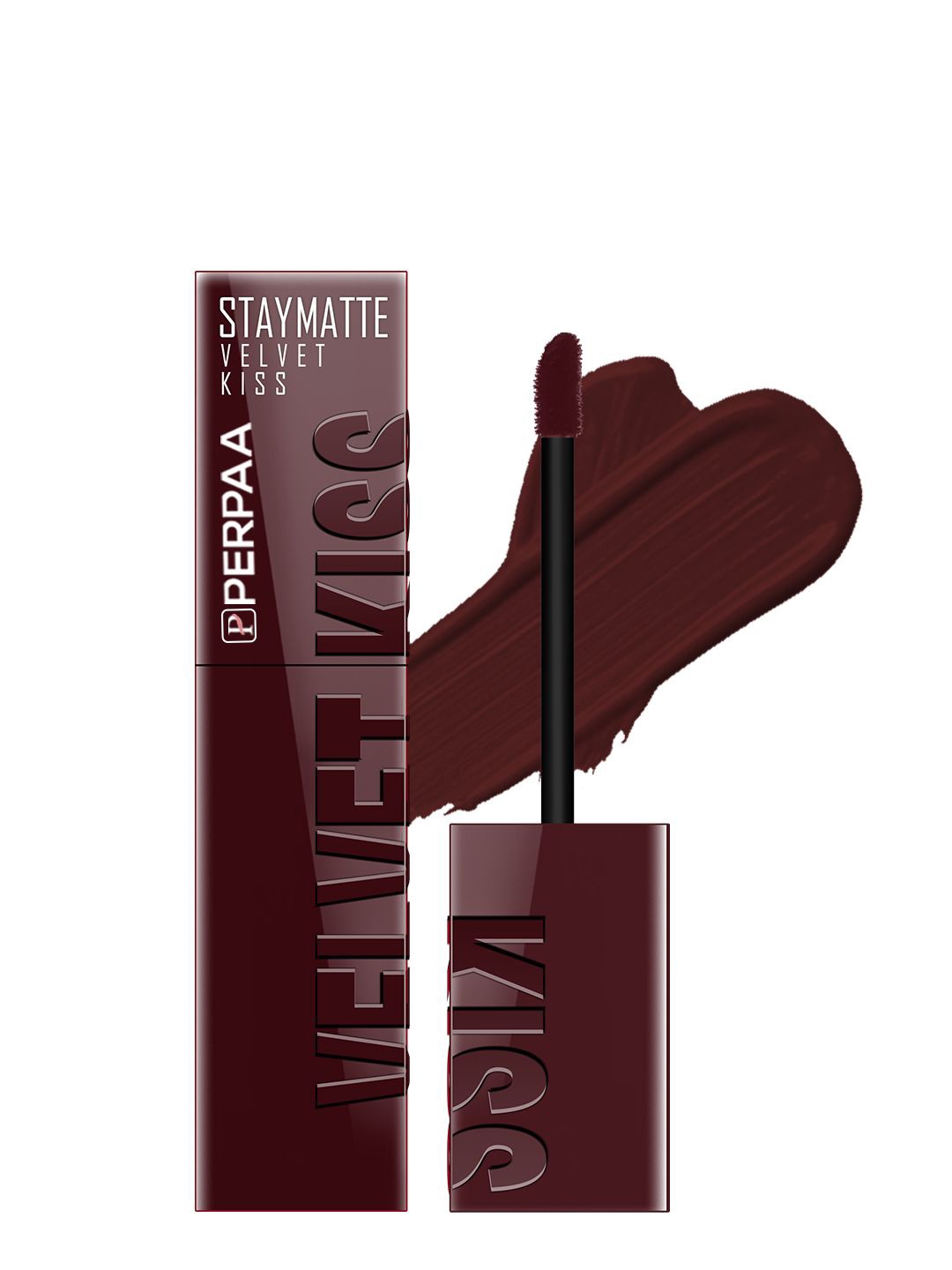 

PERPAA Velvet Kiss Stay Matte Waterproof Liquid Lipstick- 3.5 ml- Maroon 02