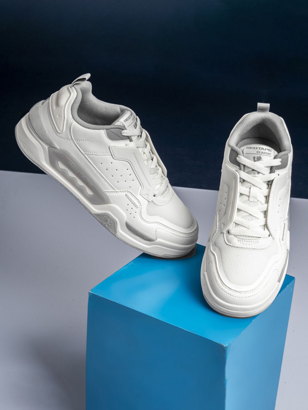 

Red Tape Men Solid Sneakers, White