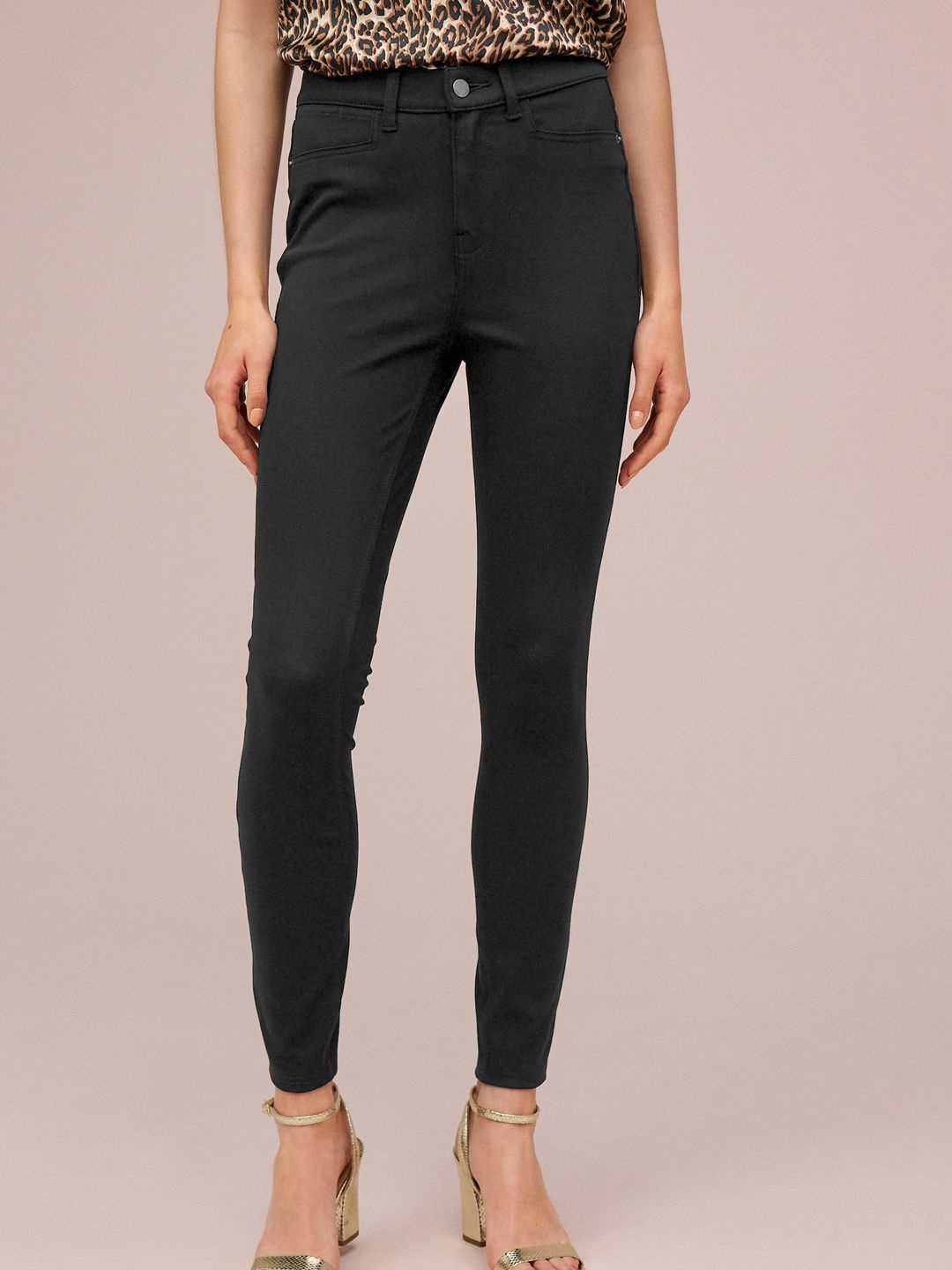 

NEXT Women Skinny Fit Denim Jeggings, Black