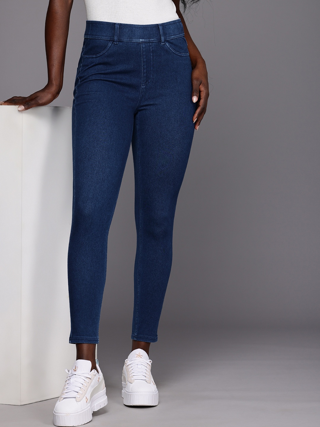 

NEXT Women Skinny Fit Jeggings, Blue