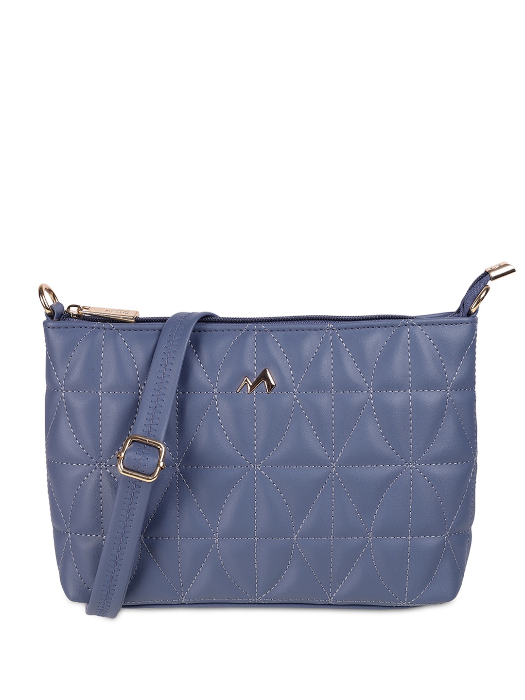 

Metro Women Textured Structured Shoulder Bag, Blue