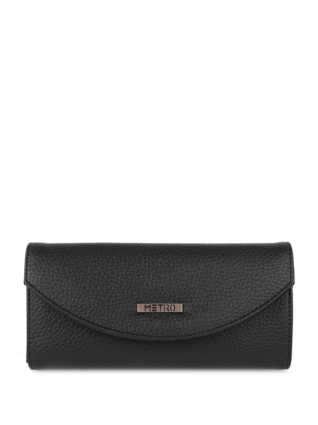 

Metro Women Two Fold Wallet, Black