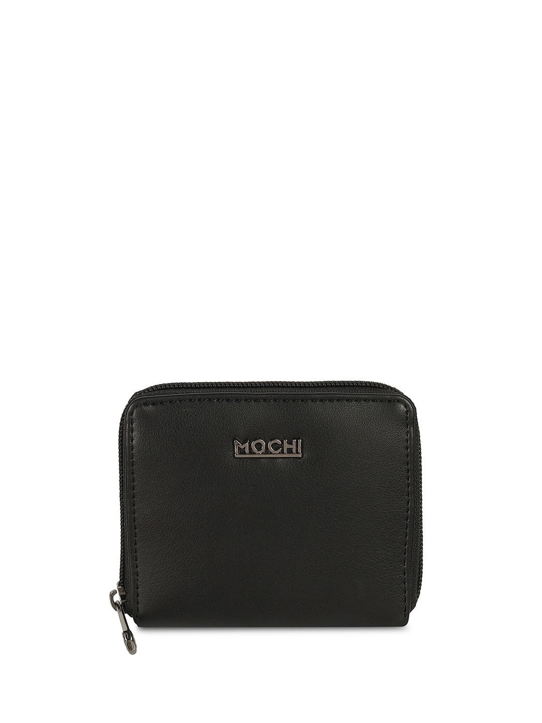 

Mochi Women Zip Detail Zip Around Wallet, Black