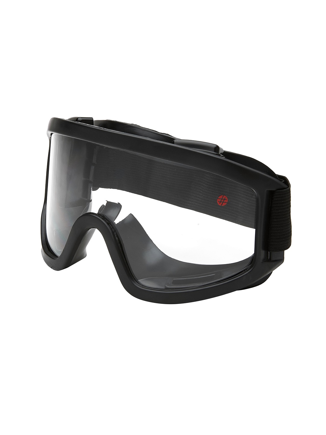

HASHTAG EYEWEAR Unisex Shield Sunglasses Snow-S105-TRA-Black, Transparent
