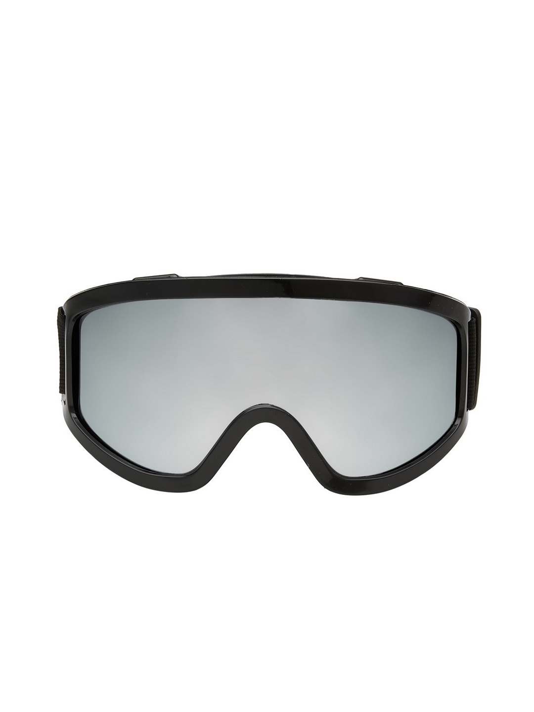 

HASHTAG EYEWEAR Unisex Shield Sunglasses Snow-S105-MIR-Black, Transparent