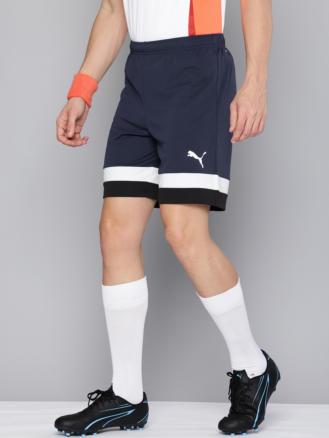 

Puma Men dryCELL individualRISE Football Sports Shorts, Navy blue