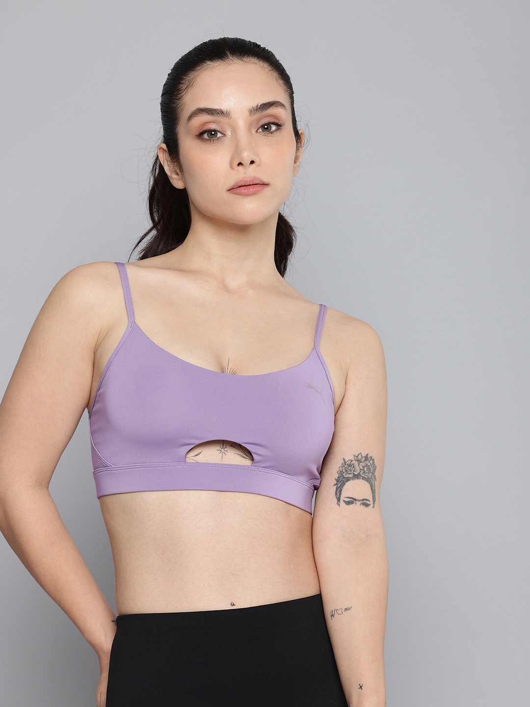 

Puma MOVE ULTRABARE Sculpting Dry Cell Removable Padding Full Coverage Bra 52574430, Lavender