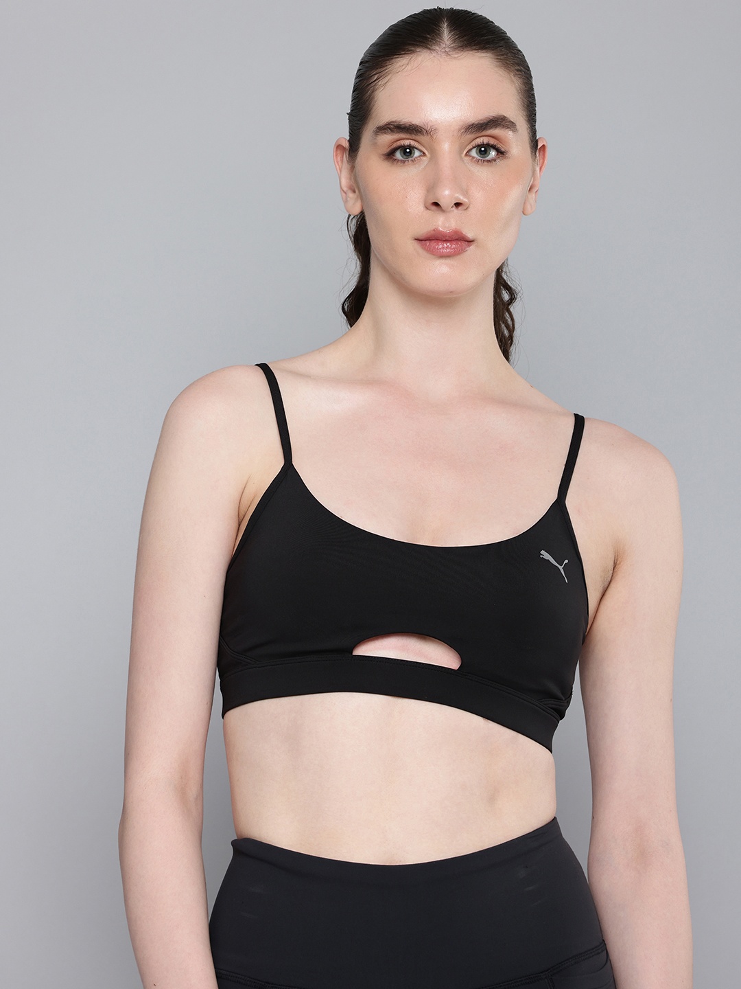 

Puma MOVE ULTRABARE Sculpting Dry Cell Removable Padding Full Coverage Bra 52574401, Black