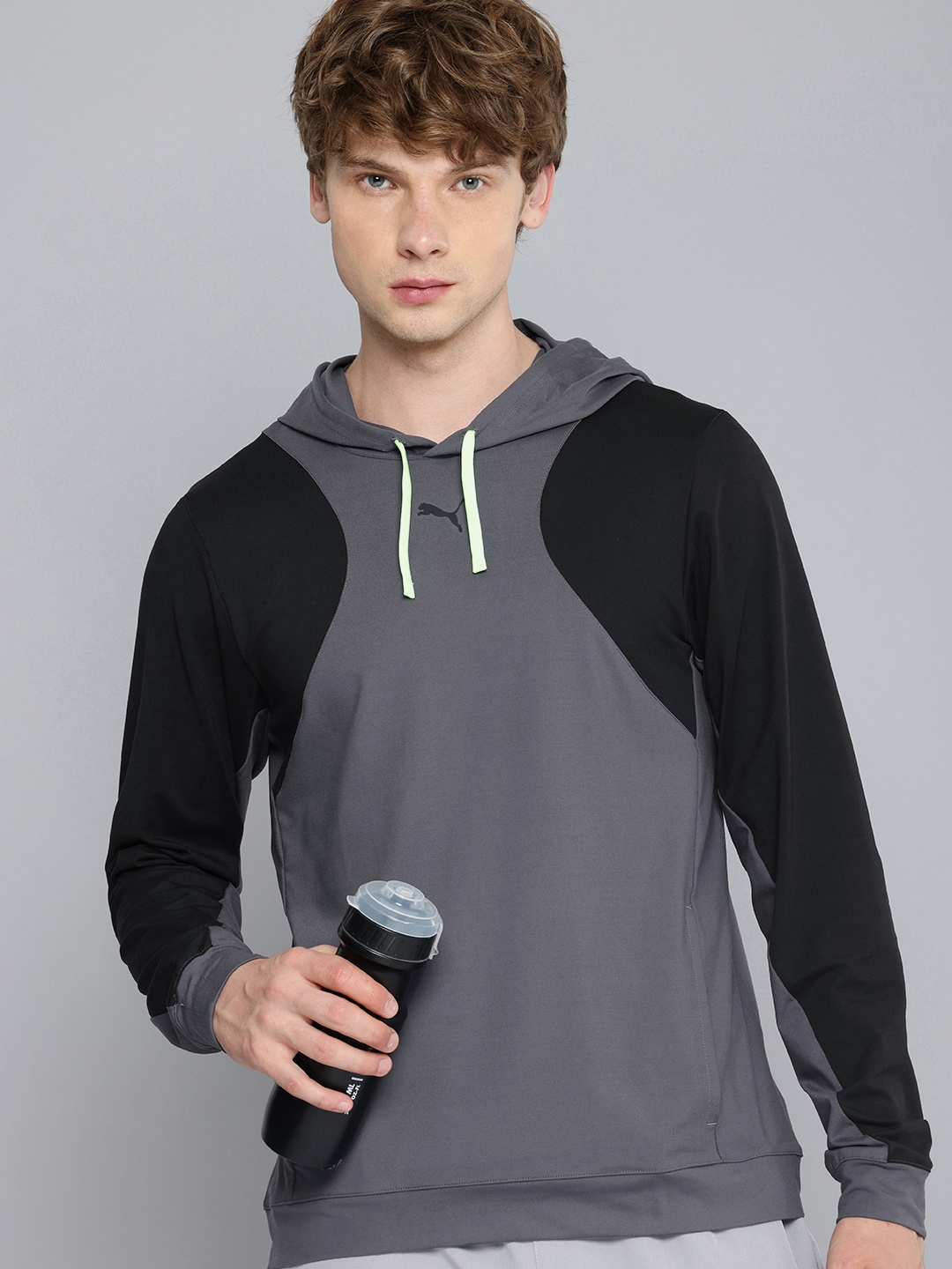 

Puma Cloudspun Drycell Hooded Training Sweatshirt, Grey