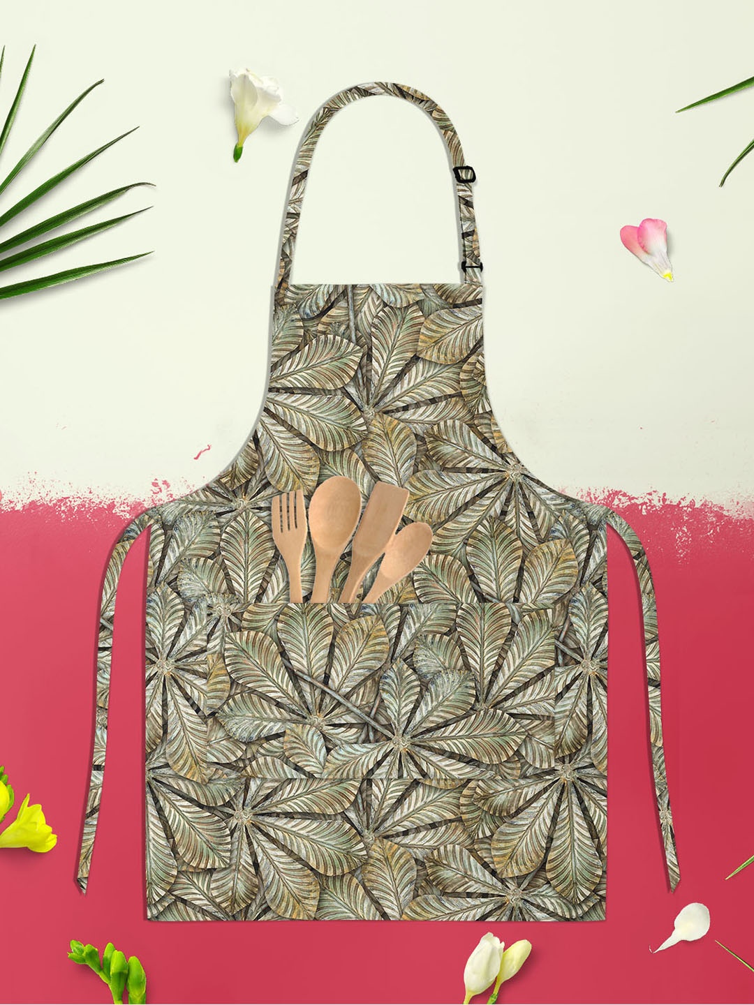 

ArtzFolio Kids Brown Printed Cotton Aprons