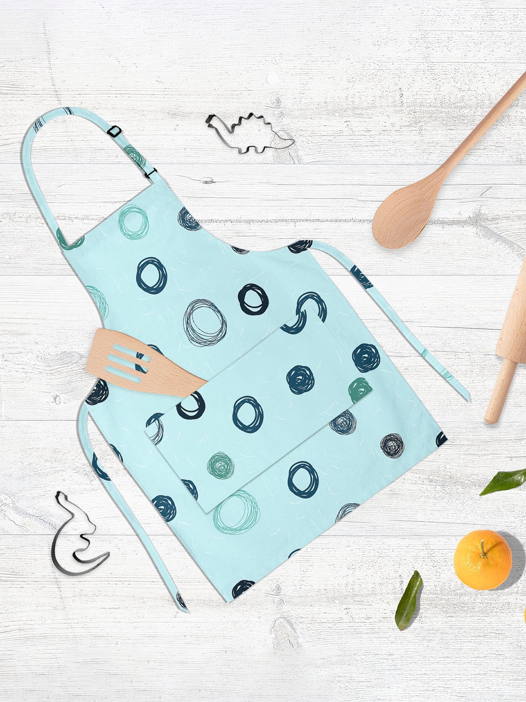 

ArtzFolio Blue Printed Cotton Aprons