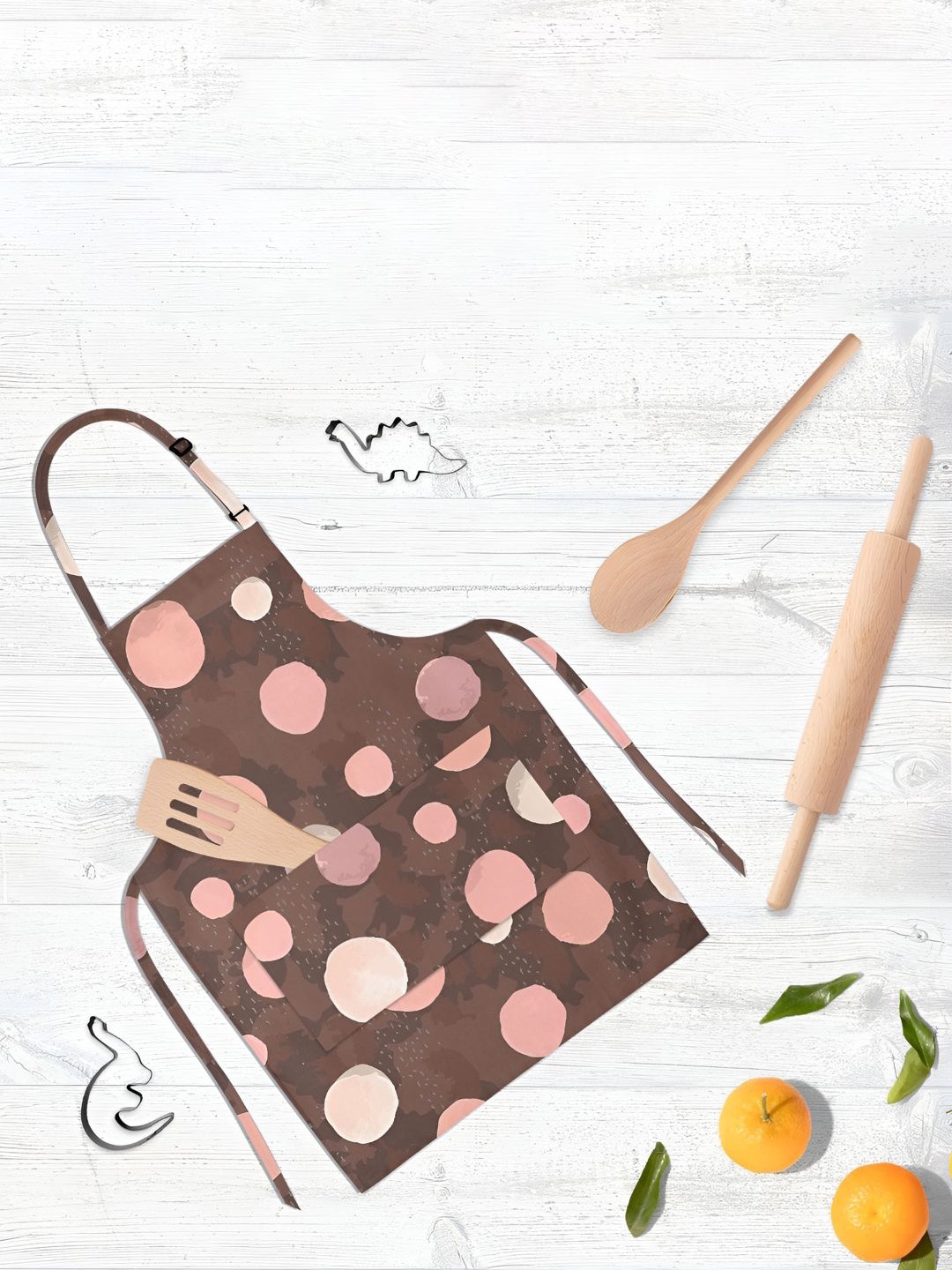 

ArtzFolio Brown Printed Pure Cotton Apron