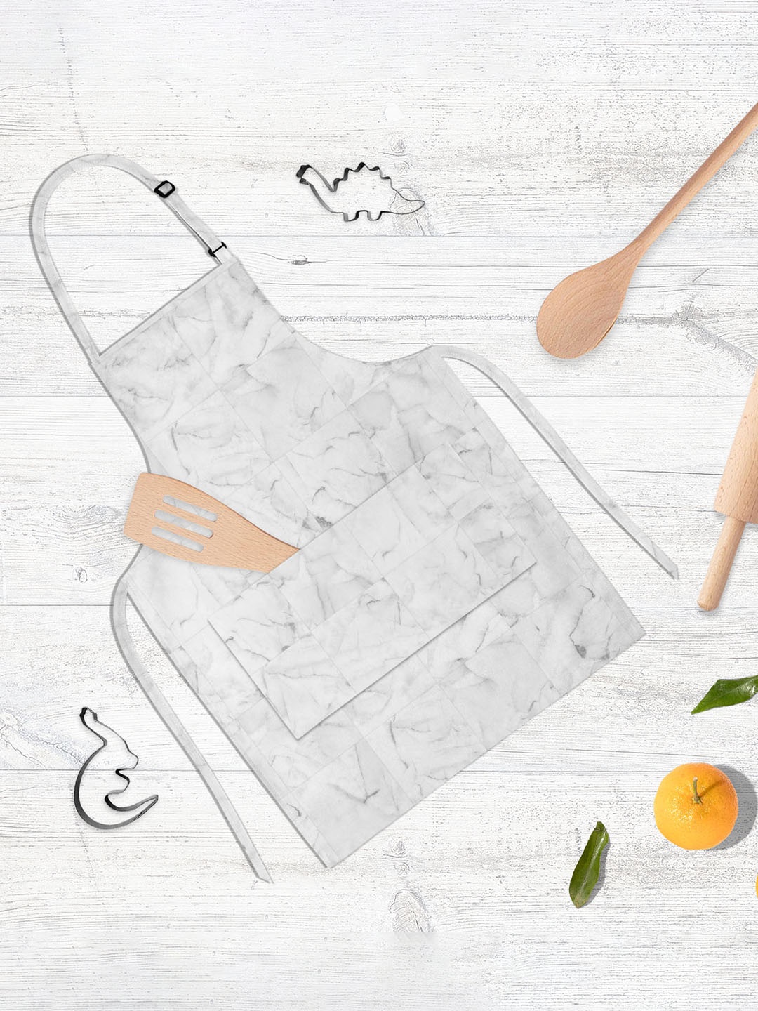 

ArtzFolio Grey Printed Pure Cotton Apron