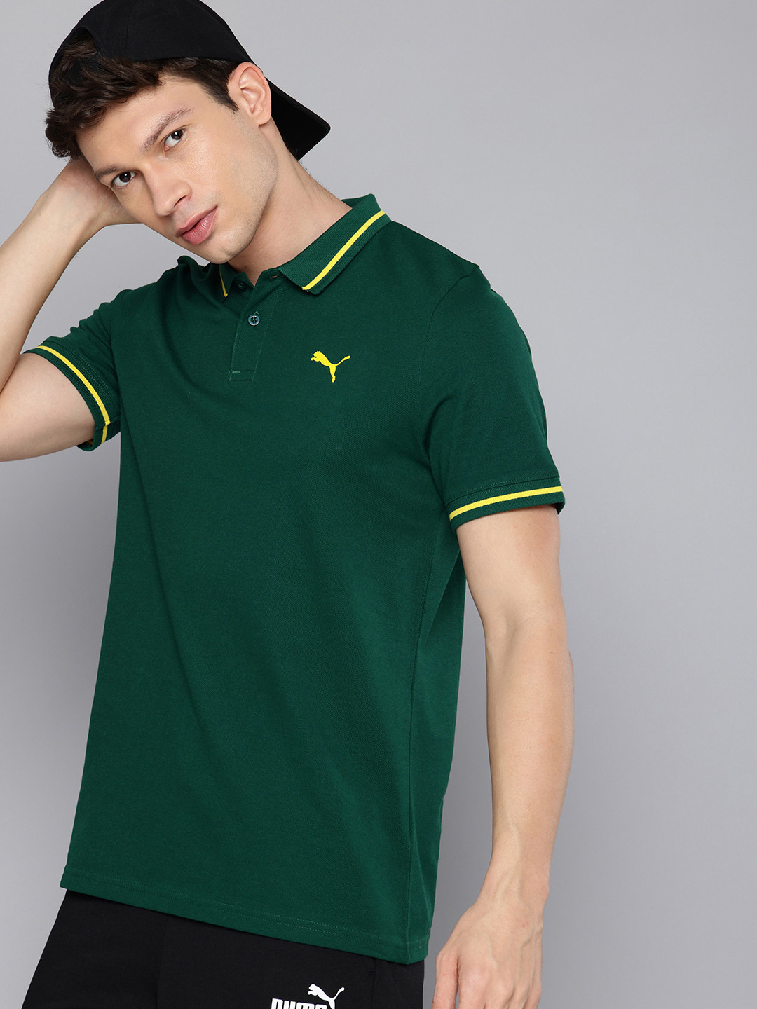 

Puma Polo Collar T-shirt, Green