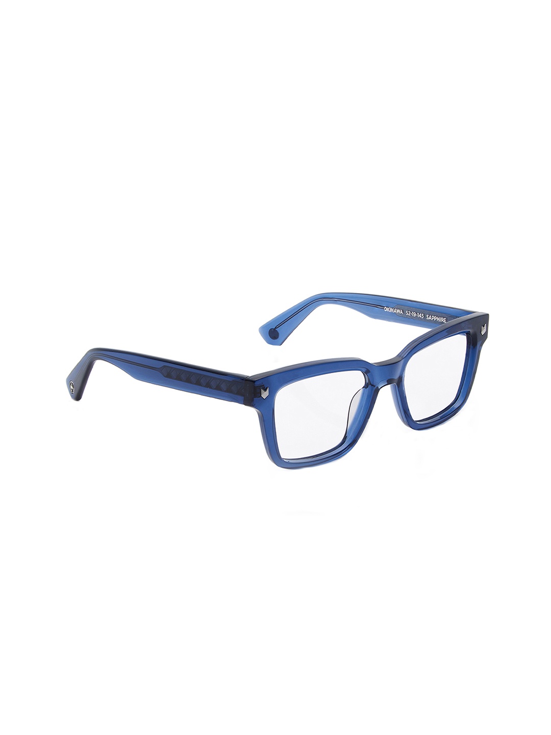 

Shisen Fox Unisex Full Rim Square Frames, Blue