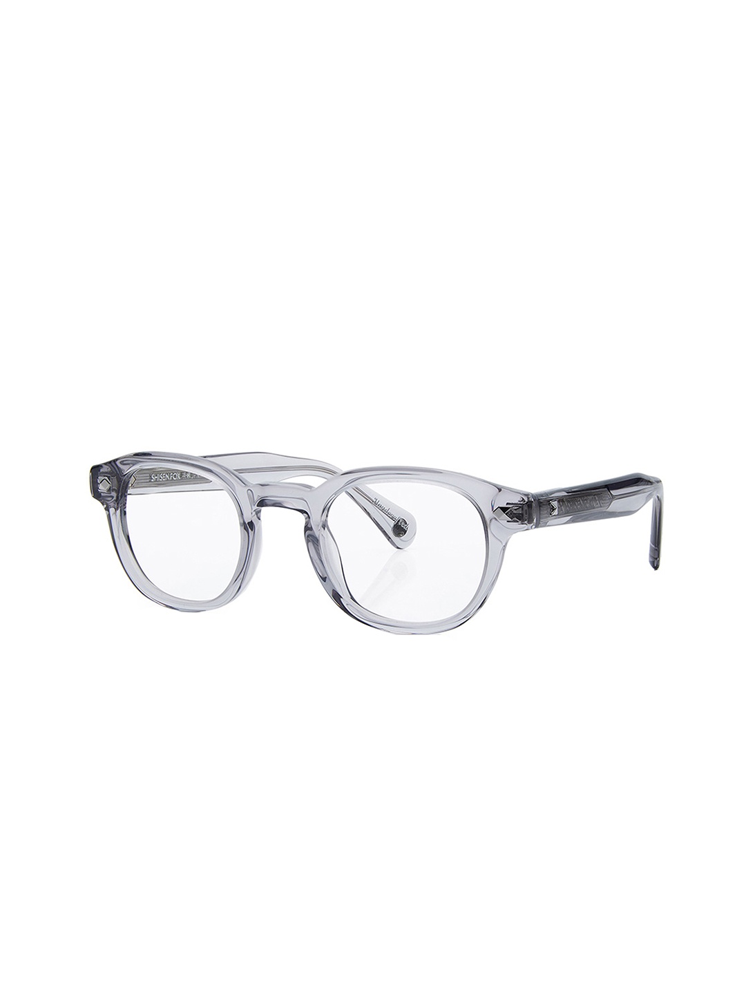 

Shisen Fox Unisex Full Rim Oval Frames, Grey