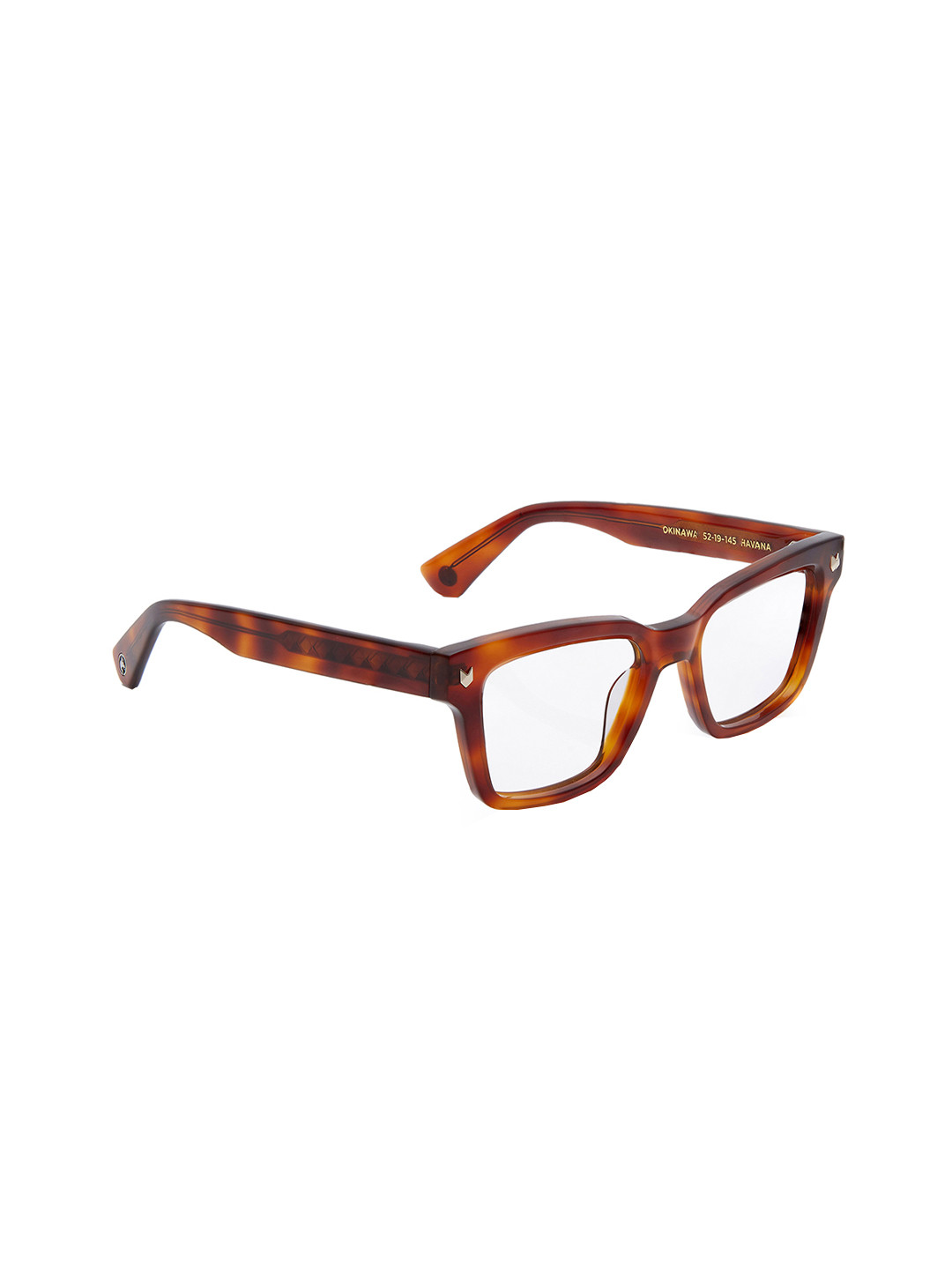

Shisen Fox Okinawa Unisex Full Rim Square Frames, Brown