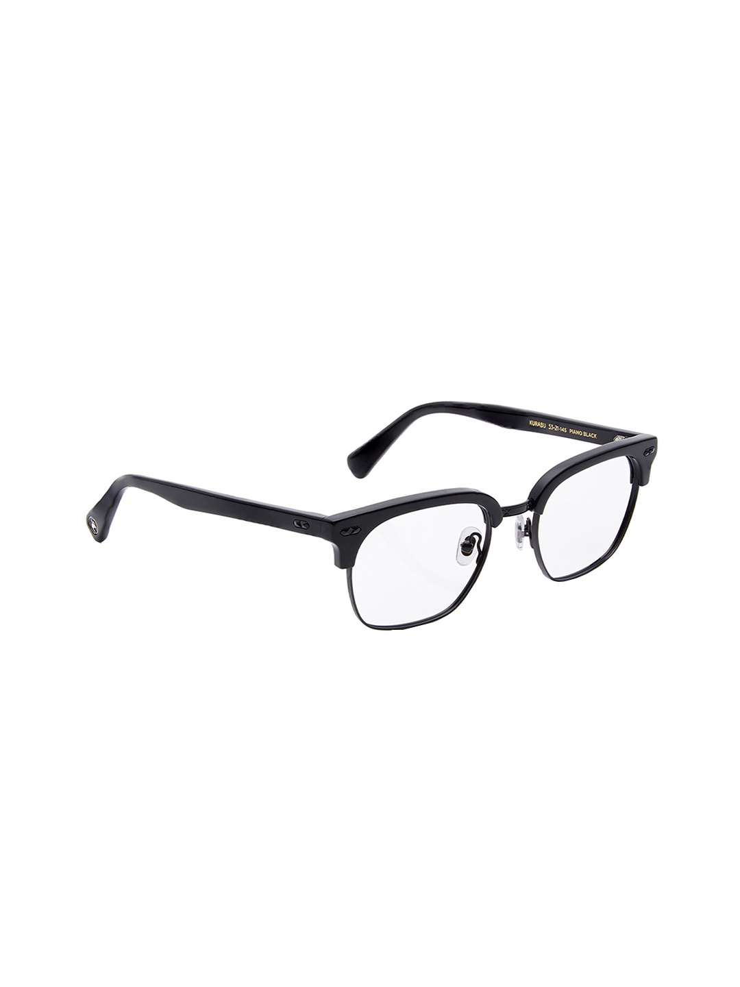 

Shisen Fox Unisex Full Rim Square Frames, Black