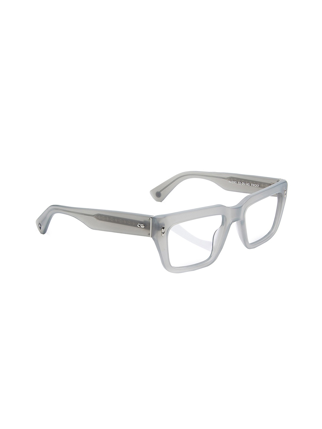 

Shisen Fox HABIKI Unisex Full Rim Square Frames, Grey