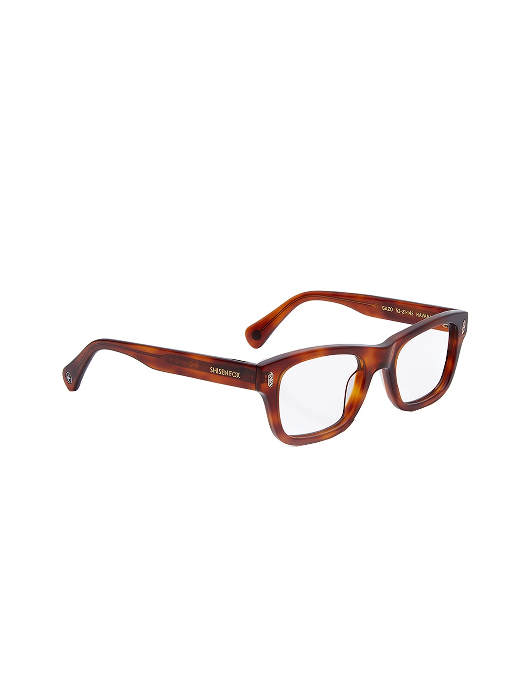 

Shisen Fox Unisex Full Rim Square Frames, Transparent