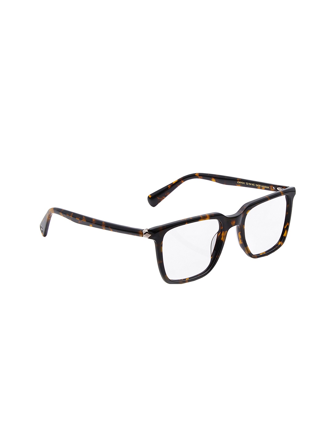 

Shisen Fox Unisex Abstract Printed Full Rim Square Frames, Brown