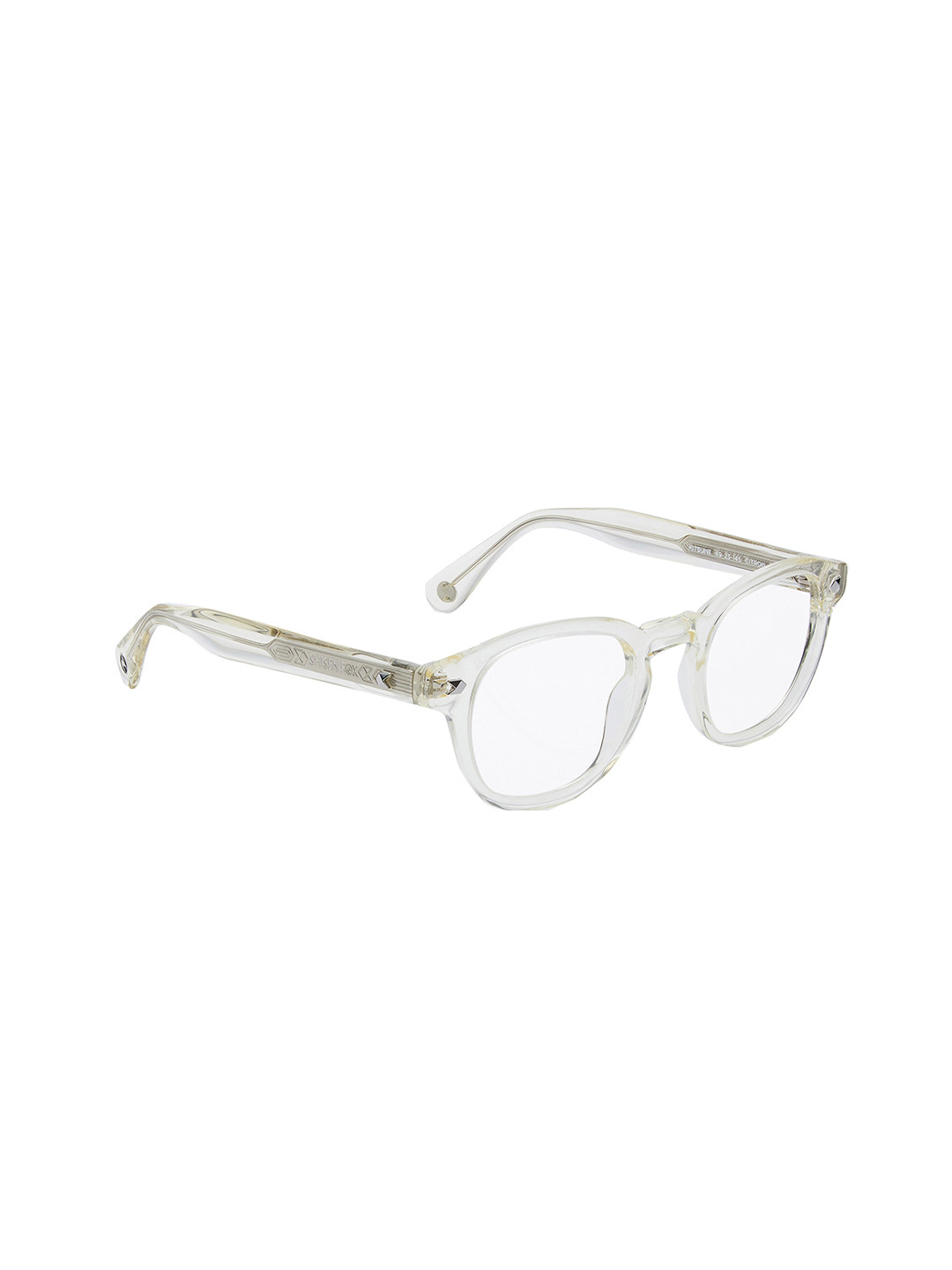 

Shisen Fox Unisex Full Rim Round Frames, Off white