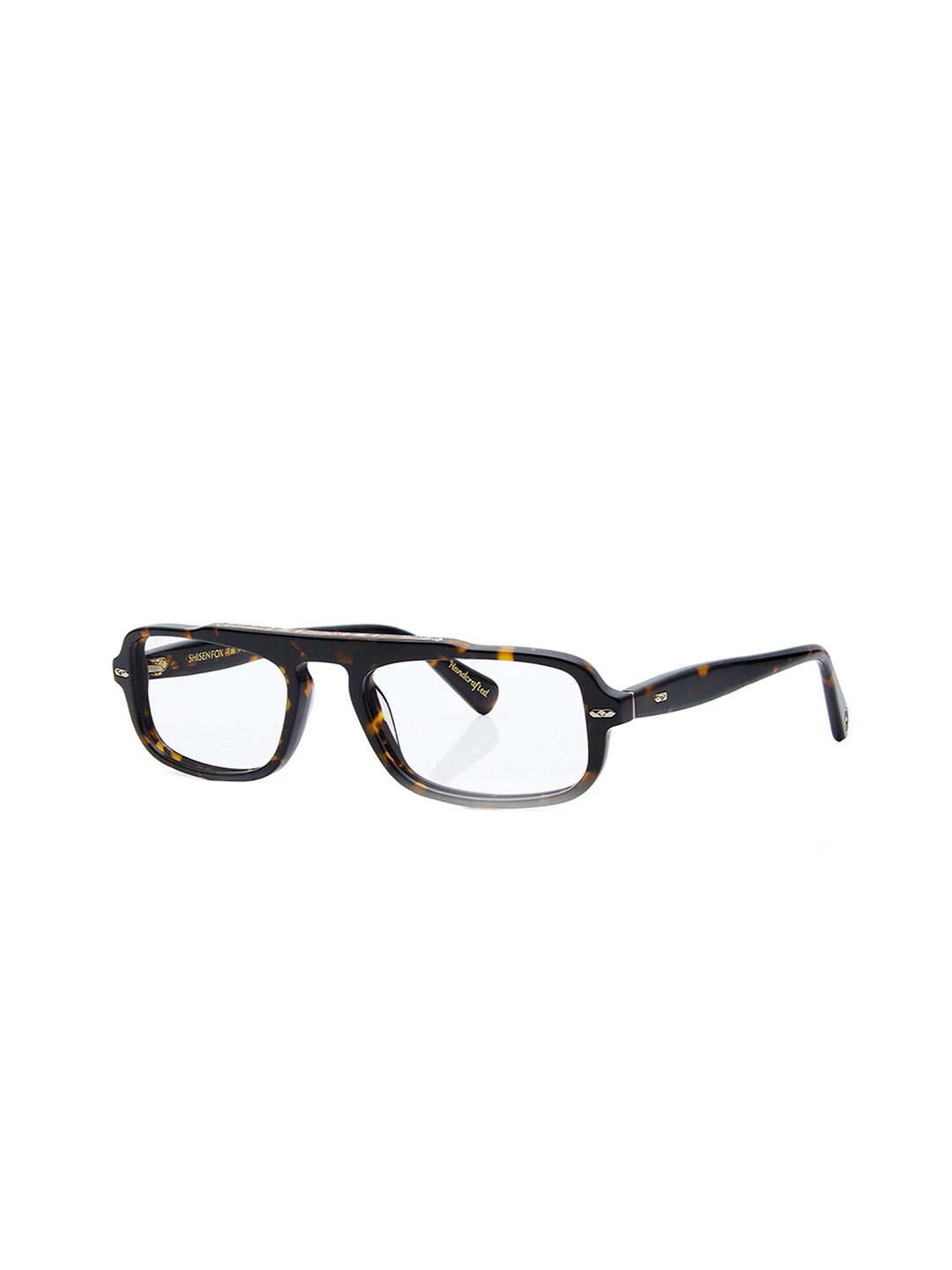 

Shisen Fox Unisex Full Rim Rectangle Frames, Brown